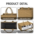thumbnail image 4 of Large Capacity Tote Bag,Yellow and Brown Of Cheetah Print Handbag Fashion Luxury Tote Bag,15.7"x13"x 5.1" Inches,Laptop Compatible, 4 of 6