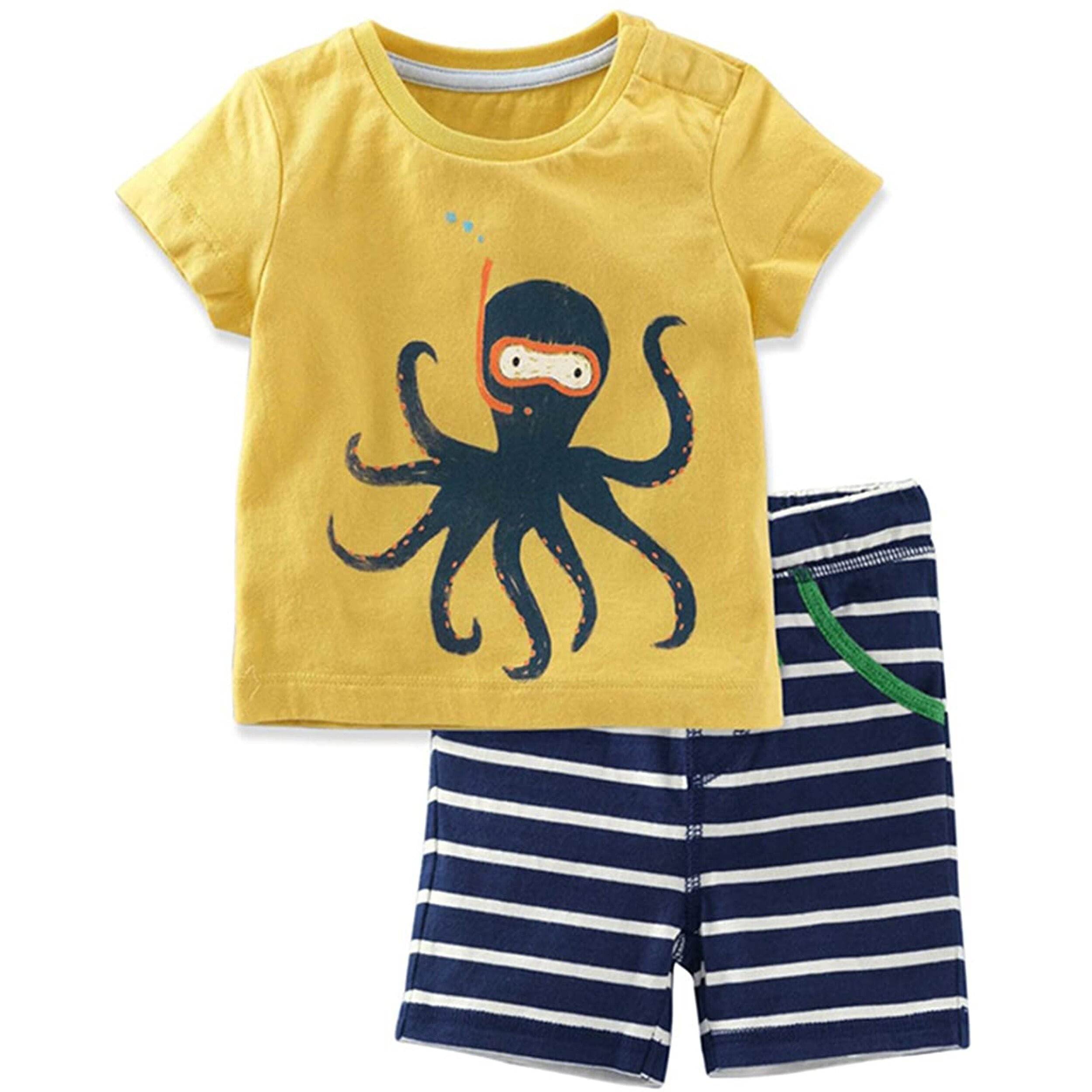 Children Pajamas Boys Pjs Cotton Toddler Kids Sleepwear Set 100/% Cotton