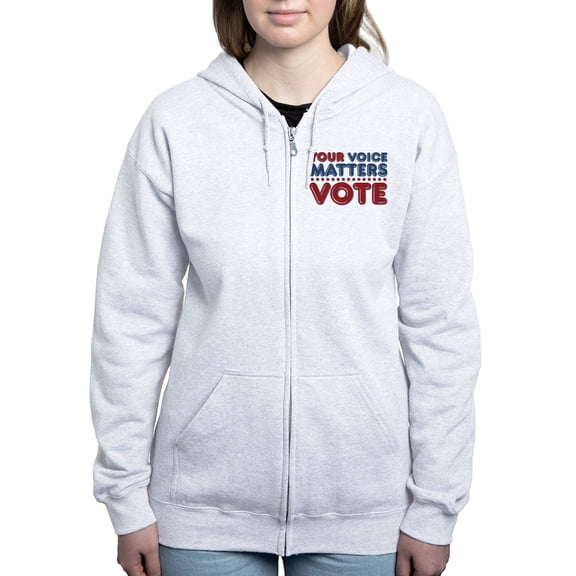 CafePress - Your Voice Matters - Women's Zip Hoodie