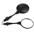 thumbnail image 4 of 2pcs Motorcycle Modified Folding Rearview Mirror Round Side Mirrors For Kawasaki Klx250 Kl250, 4 of 5