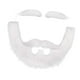 thumbnail image 5 of Accesorios para barba postiza DIY: disfraz de vello facial falso novedoso para mascarada de Halloween blanco, 5 of 9