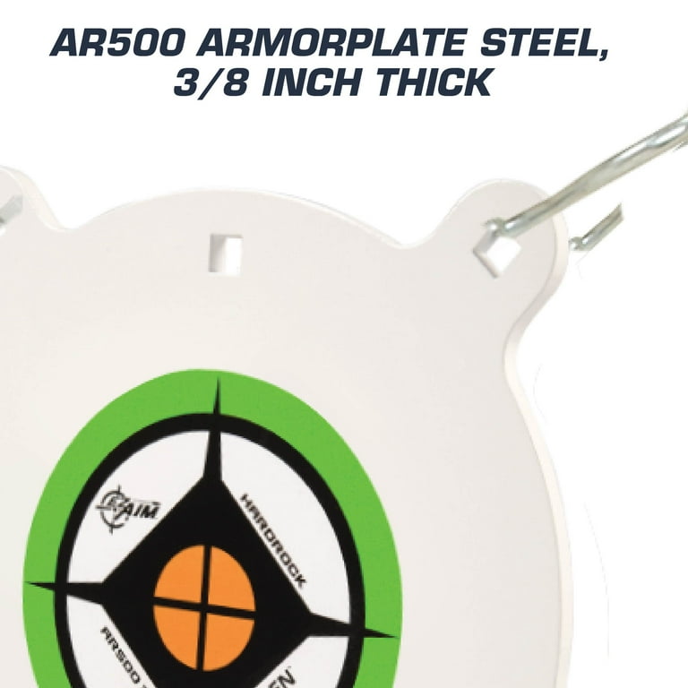 AR500 Steel Target Gong 1/2" Thick X 12" Round - Shooting Range Target Made In USA