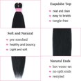 thumbnail image 3 of Cabello trenzado Mychanson Pre Stretched Yaki Straight, 20 cm, 6 paquetes, 3 of 7