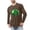 Brown, variant on ZRGHAOYLQ Men's St Patricks Days Shirts Funny Shamrock Graphic Tees Cotton Workout Long Sleeve Pullover Tops Plus Size Crewneck Big and Tall Daily T Shirts