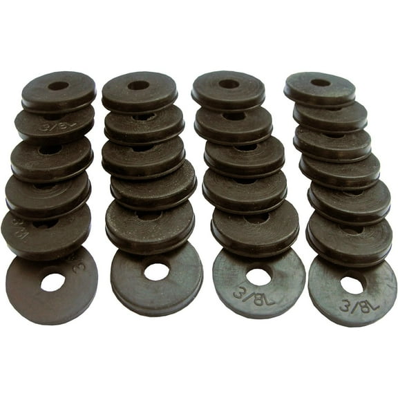 LASCO 03-4325 Plastic Tubular Slip Joint Extension with Nut and Washer, 1-Pack of 25