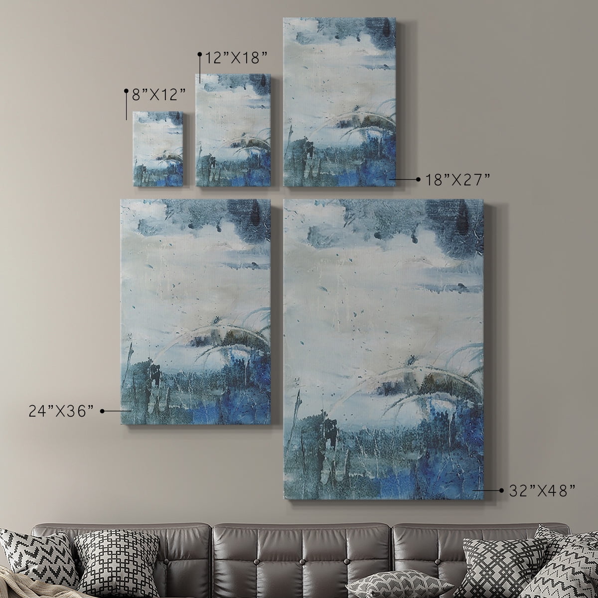 Coastal Seas II Premium Gallery Wrapped Canvas - Ready to Hang