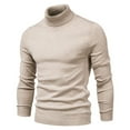 thumbnail image 6 of Men's Mock Turtleneck Pullover Sweater Casual Basic Knitted Thermal Sweaters, 6 of 9