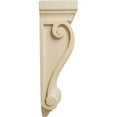 thumbnail image 3 of Ekena Millwork 7 1/2"W x 4 1/2"D x 14"H Cole Pilaster Wood Corbel, Rubberwood, 3 of 4