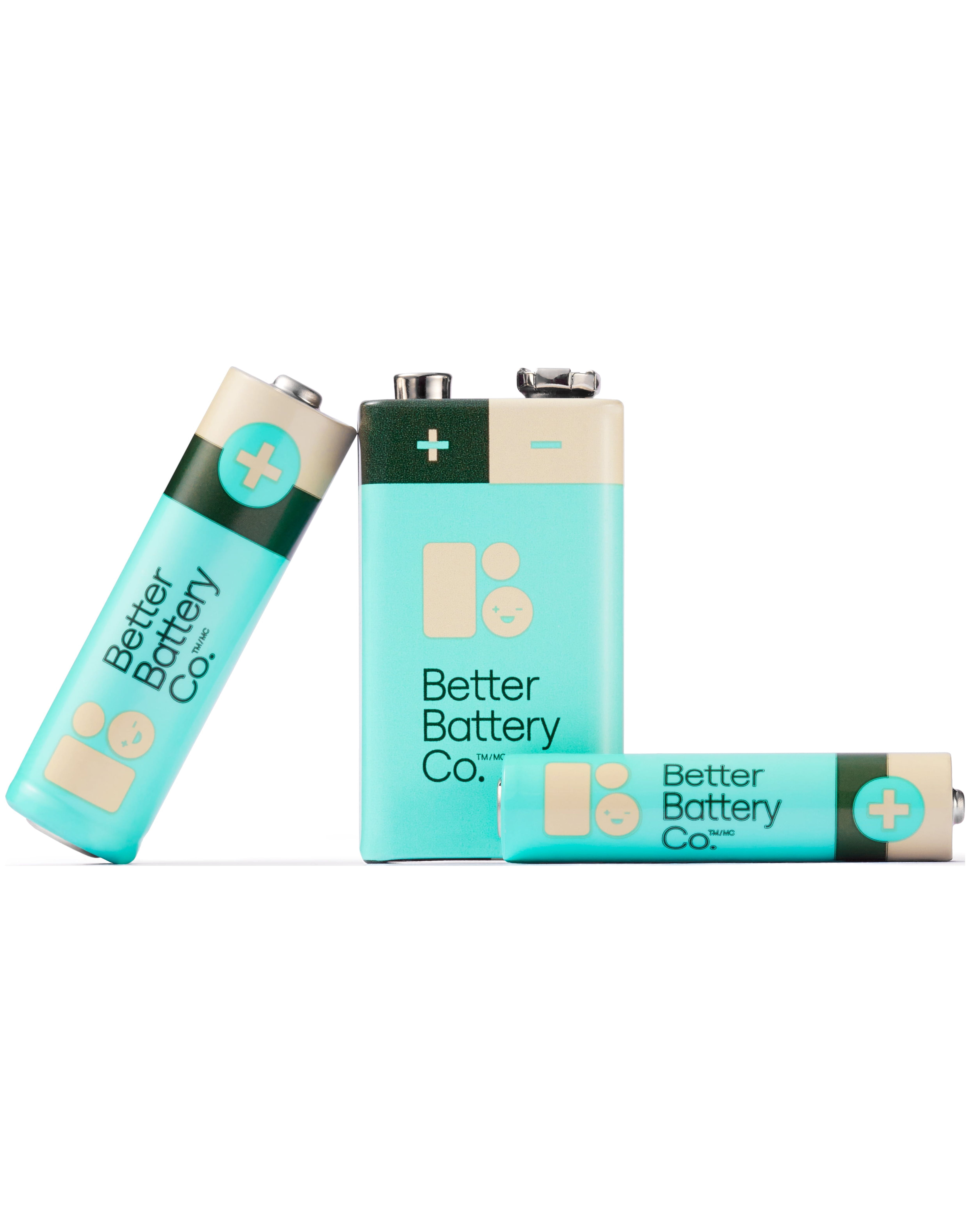 BETTER BATTERY Battery Variety Box, AA & AAA & 9V – High-Performance Carbon Neutral Batteries