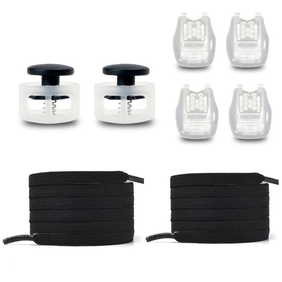Misright Elastic Shoe Laces with Cord Lock 3mm Wide Sneakers Lace For Men Women Teen
