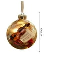 thumbnail image 1 of Christmas Tree Ornament Musical Note Acrylic Decoration With Satin Hanging Ribbon 1 pc, 1 of 6