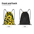 thumbnail image 5 of Bingfone Sunflowers In Vintage Drawstrings Backpacks Bags For Men Women Gym Drawstrings Bag, 5 of 9