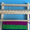 thumbnail image 5 of Mini Wooden Weaving Machine, DIY Traditional Wooden Weaving Machine Handmade Knitting Loom Kids Educational Toy, 5 of 5