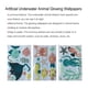 thumbnail image 3 of sweethay 3 Pieces Luminous Sticker Glowing Wallpapers Marine Self-adhesive Paper Bedroom World Room Art Decals Sticky Kindergarten Type3 NO3 sweethay HA062012-00, 3 of 6
