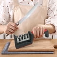 thumbnail image 4 of Knife Sharpener 4 Stage Buy It 8.7 Inch Knife Sharpeners for Kitchen Knives Handheld Knife Sharpner for Sharpening and Honing Scissors Knives, 4 of 8