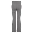 thumbnail image 5 of UngA Travel Pants Womens Casual Linen High Waist Pants Drawstring Loose Fit Summer Pants Trousers with Side Pockets Grey,M, 5 of 6