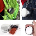 thumbnail image 3 of Taza plegable de acero inoxidable de viaje de 240ML con llavero telescópico de Metal, libre de BPA, plegable portátil, agua, café, JAMW Sencillez, 3 of 5