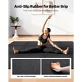 thumbnail image 3 of Tapete de ejercicios tipo puzle VEVOR, 12 tapetes para equipos de fitness, 61 x 61 x 1,4 cm, juego de tapetes de gimnasio de espuma EVA de alta densidad, baldosas de goma suave entrelazadas, negro., 3 of 9