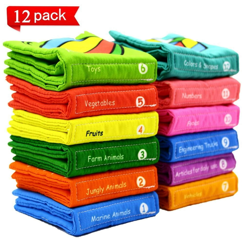 Soft Infant Books,Baby's First Non-Toxic Fabric Soft Cloth ...