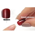 thumbnail image 4 of Aoshang - Juego de 7 pinceles para uñas de gel ultravioleta, extensión de gel, puntas para decoración de uñas, juego de bolígrafos para pintar (n.º 2/4/6/8/10/12/14), 4 of 5