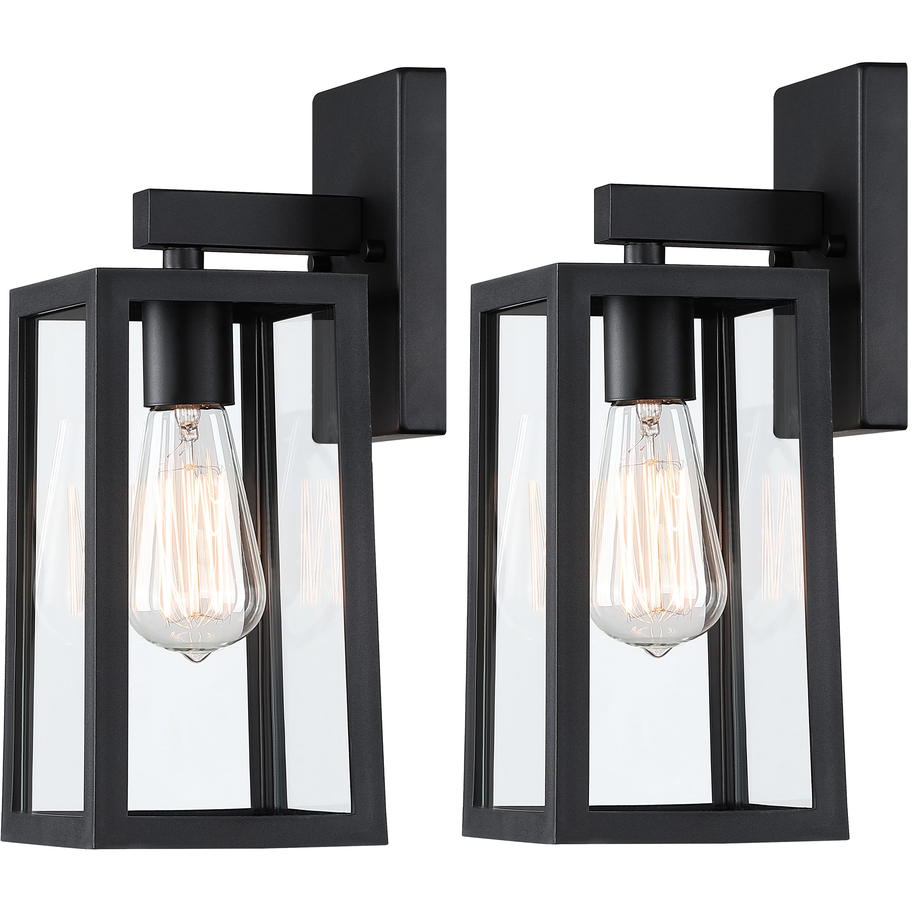 UIXE 2 Pack Outdoor Wall Lights Fixtures, Waterproof Outside Porch