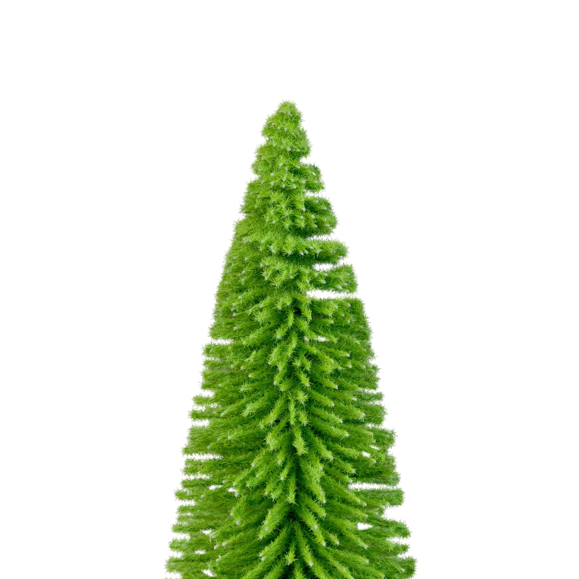 Bottle Brush Artificial Mini Christmas Tree - 14" - Fern Green