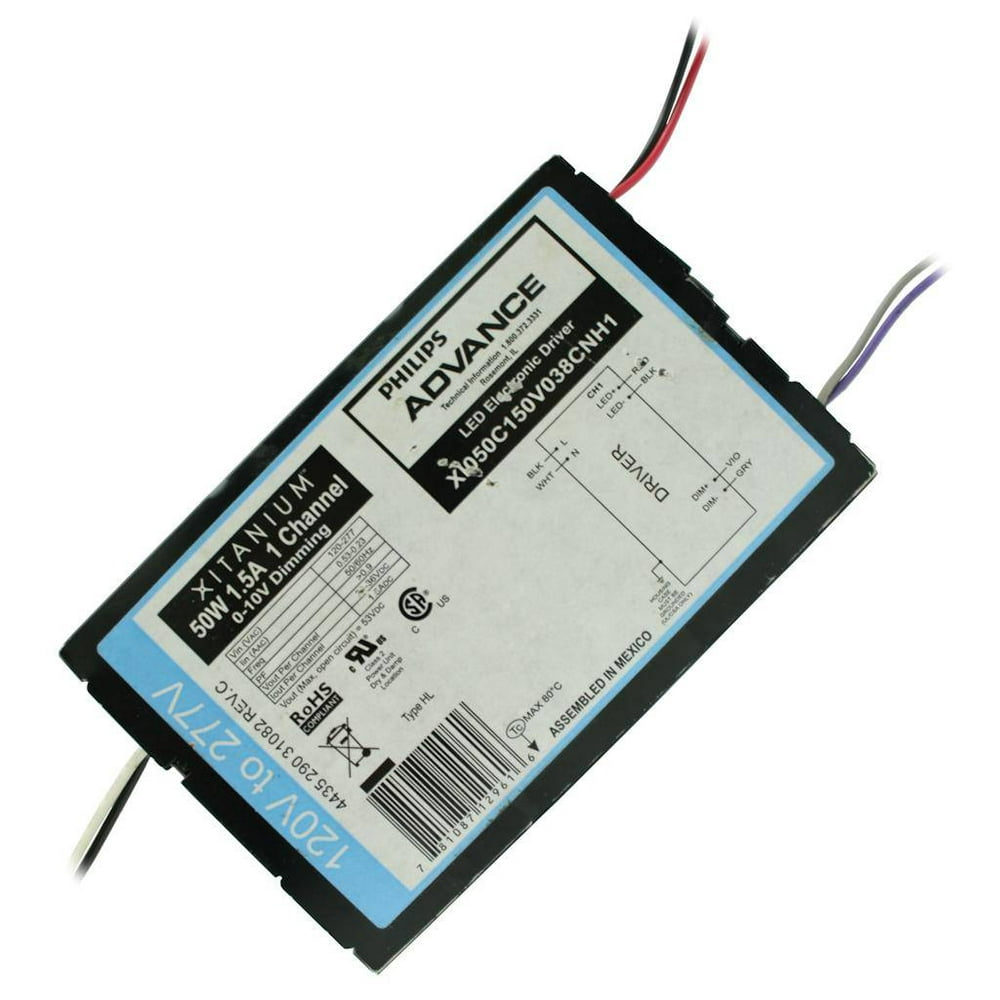 Philips 12962 50 watt 120/277 volt LED Driver (XI050C150V038CNH1