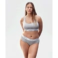 thumbnail image 5 of Calvin Klein Modern Cotton Unlined Bralette F3785 Color: Heather Gray Size: X SMALL, 5 of 13