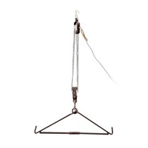 MUDDY Magnum Lift System Durable Heavy-Duty 4:1 Pulley System for Lifting Game Animals Up to 500 lbs Automatic Self-Locking Mechanism for Single-Person Use