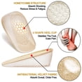 thumbnail image 4 of 2 Pairs Gel Height Increase Insole, Invisible Heel Lift Inserts, Elastic Shock Absorption Pads for Men & Women, 4 of 6