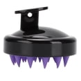 thumbnail image 3 of Pet Massage Comb, Soft Silicone Cat Grooming Massage Brush Multifunctional Washable  For Dogs For Cats For Pets Purple,Black With Purple, 3 of 8