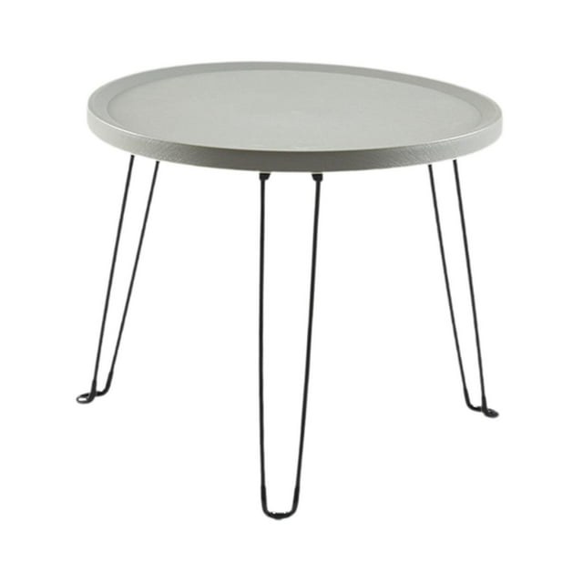 plegable para acampar, muebles de comedor al aire libre, mesa de picnic para acampar, deportes al aire libre, viajes, picnic, pesca Gris