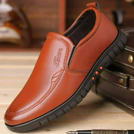 

Man Casual Shoe Formal Moccasin Flat Soft Business Leather Men Derby Shoes Fashion 2024 in Promotion Legitimate Summer Sale On (Brown Shoes 38)
