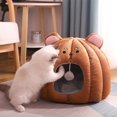 thumbnail image 4 of AMERTEER Lit pour Chat Forme Adorable Confortable Coussin Chaud pour Chat Nid Fournitures pour Chat, 4 of 10