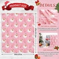 thumbnail image 2 of Christmas Fuzzy Blanket 60 x 50 Inch Pink Santa Clause Xmas Tree Throw Blanket Soft Warm Winter Blanket for Home Chair Sofa Couch Bed, 2 of 6