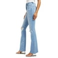 thumbnail image 2 of Good American Womens Good Classic Boot Denim Distressed Bootcut Jeans, 2 of 4