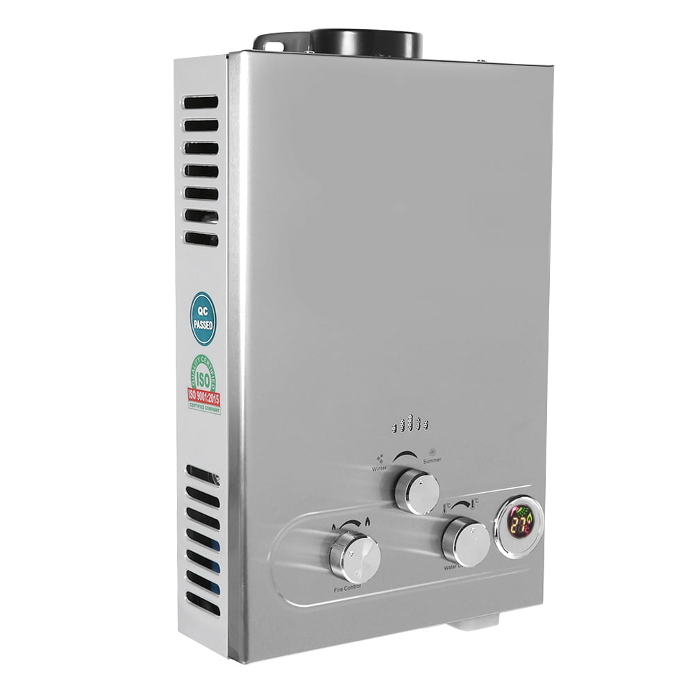 OTVIAP Gas Water Heater,Stainless Steel Household Bathroom Gas Hot