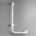 thumbnail image 1 of Contractor Series Left L-Shaped Grab Bar - White, 1 of 1