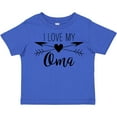 thumbnail image 3 of Inktastic I Love my Oma heart and arrows Boys or Girls Toddler T-Shirt, 3 of 5