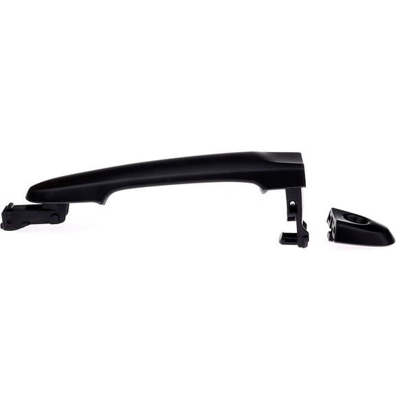 ECCPP Door Handle Exterior Outer Outside Front Driver Side for Nissan Versa 2007-2011 front handles(Black)
