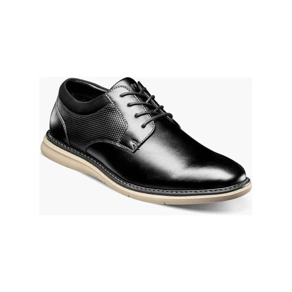 Nunn Bush® Chase Men's Plain Toe Oxford Shoes Color: Black Multi Size: 8