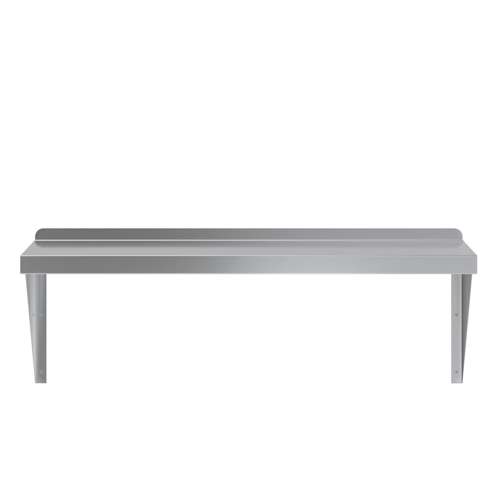 AmGood 14" Width x 36" Length | Stainless Steel Wall Shelf | Square Edge | Metal Shelving | Heavy Duty | Commercial Grade | Wall Mount | NSF Certified