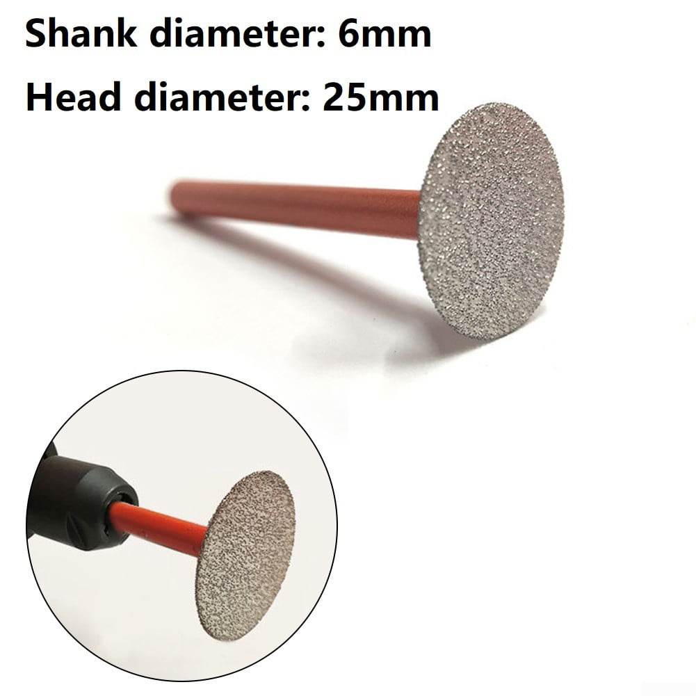 Diamond Coated 20MM Spherical Head Mounted Points Round Ball Grinding Bit 60# 
