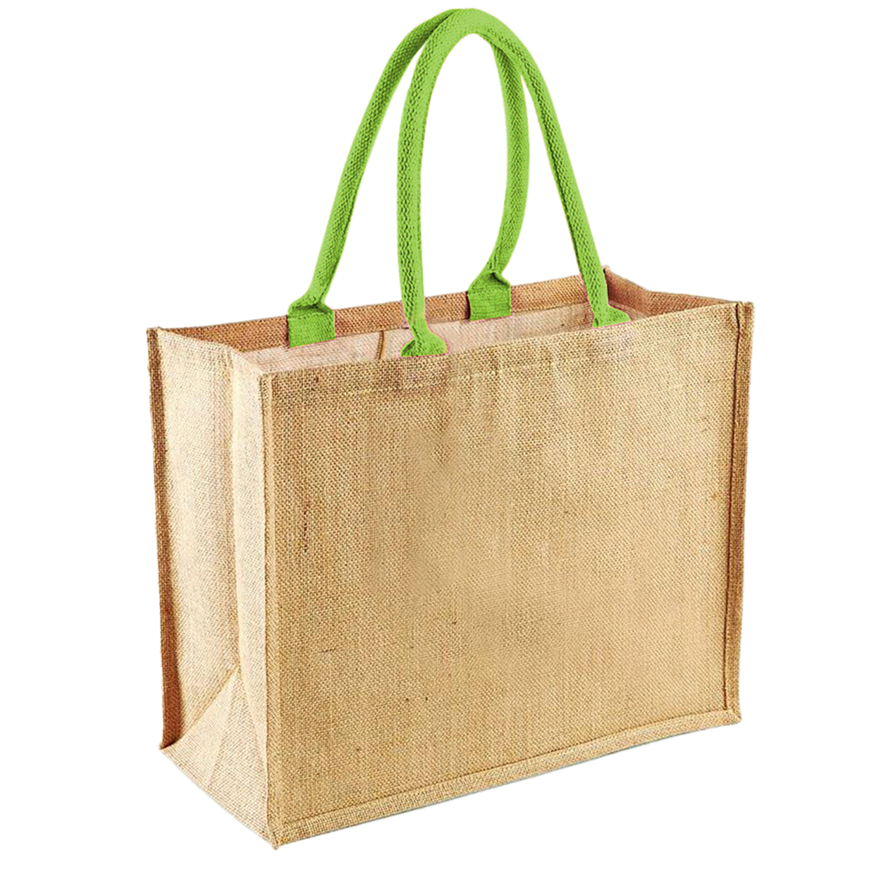 Westford Mill Classic Jute Shopper Bag - 21 Liter Capacity, Black/Black, Zipper Closure, Hand Wash Only