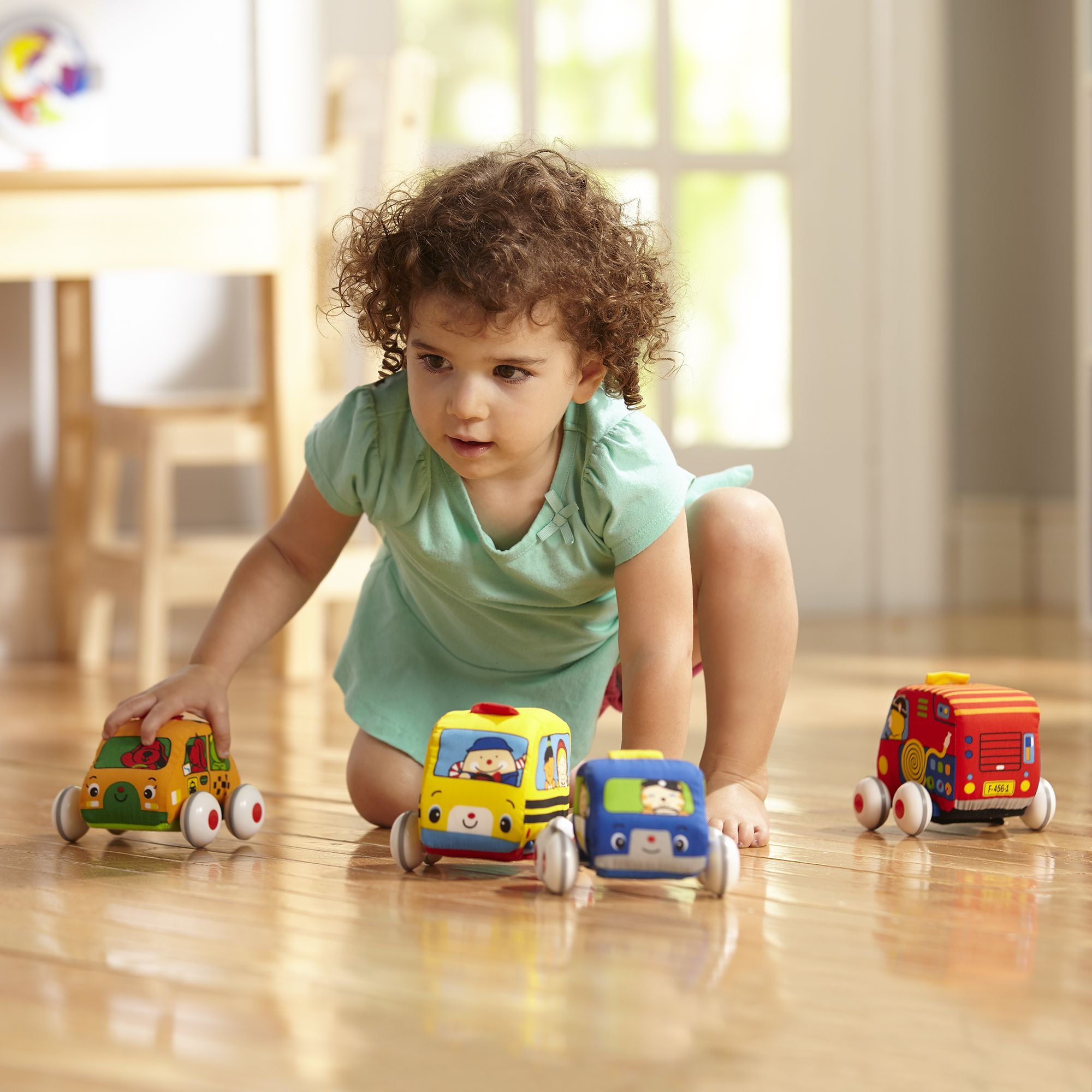 melissa and doug pull back town vehicles