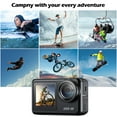 thumbnail image 6 of Campark 4K 30FPS Action Camera 20MP Sports Camera Waterproof Underwater Camera Dual Screen WiFi Touch Screen Vlog Camera, 6 of 9