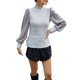 thumbnail image 2 of Suéteres Prolriy para mujer, blusas de lentejuelas para mujer, blusas brillantes con purpurina, camisas de manga larga con globos y lentejuelas, blusas elegantes para fiesta, ropa de club, suéteres, 2 of 7