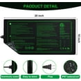 thumbnail image 2 of PMMIPNW Seedling Heat Mat 10" x 20.75", Waterproof Warm Hydroponic Heating Pad for Seed Starting, Greenhouse, Germination, 2 of 7