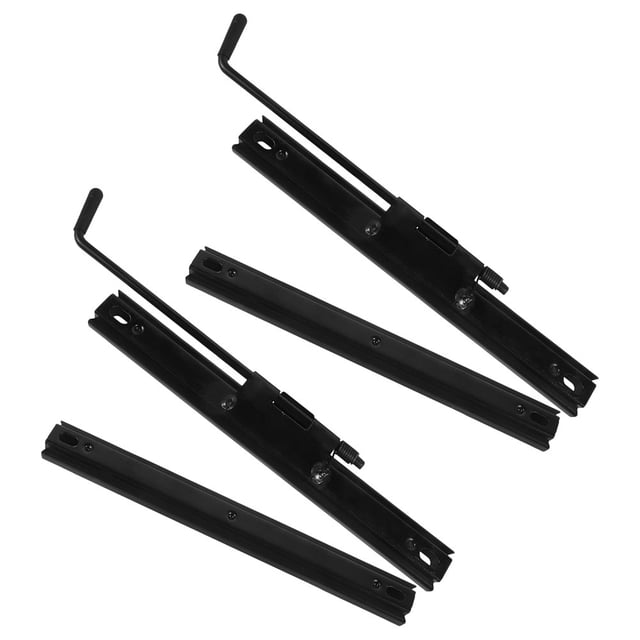 CRILSTYLEO 2 Pairs Rear Seat Mount Bracket Universal Fit Iron Black For Car Seats And Go Kart Seats