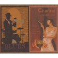 thumbnail image 1 of Retro 50s 60s 70s Posters Wallpaper Border Vintage Design, Roll 15' x 9'', 1 of 3